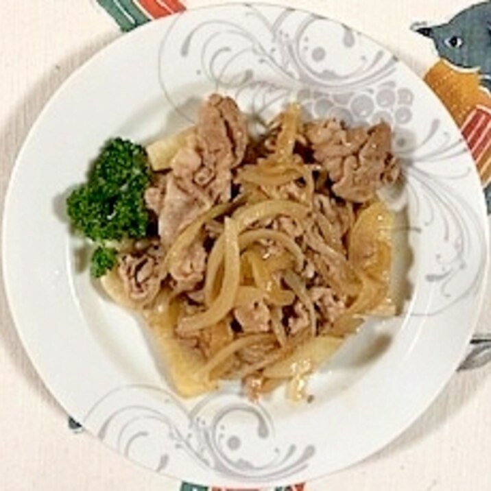 豚肩ロースしゃぶしゃぶ用 玉葱 長芋の炒め物 レシピ 作り方 By 2727椿 楽天レシピ